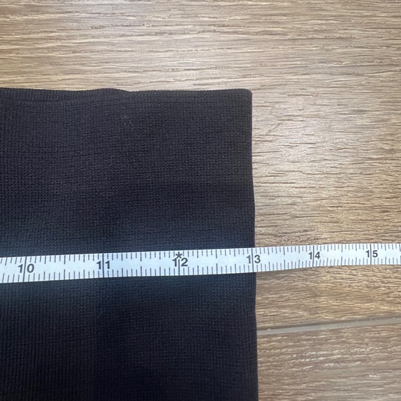 Spanx Look At Me Now Women's Leggings Black Sz L Double Layer Waistband Smooths - Picture 6 of 8